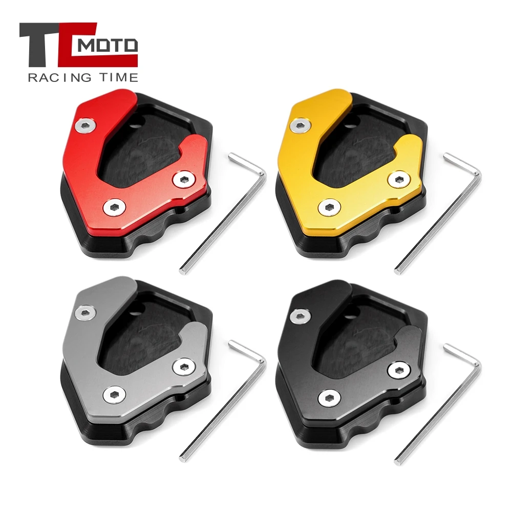 

For Benelli BJ500 BJ 500 BJ300GS Leoncino 500 Motorcycle Side Stand Pad Plate Kickstand Enlarger Support Extension