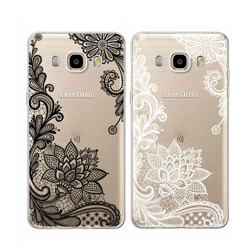 Чехол-накладка для Samsung Galaxy A6 A8 Plus 2018 A3 A5 A7 J1 J3 J5 J7 2016 2017 с изображением цветов