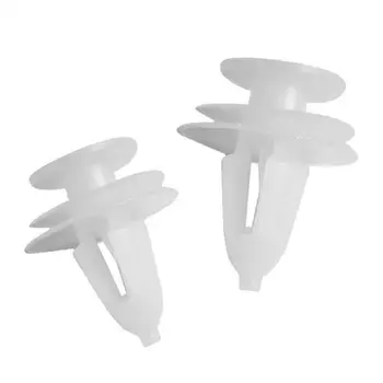 

100Pcs Car Auto Door Trim Panel Clip White Fasteners Rivet Retainer Push Pins Auto Rivet Retainer For BMW 3 5 7 E36 E34 E32