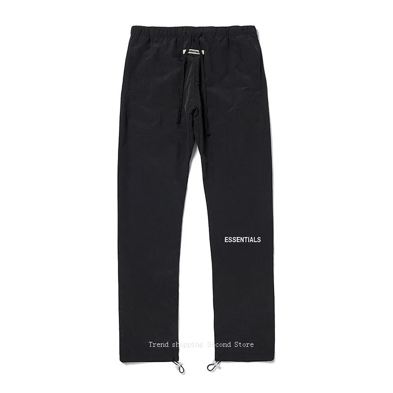 on running pants Reflective Sports Pants Men Women Essentials Overalls Fashion Street with Pockets Korean Casual Harajuku Jogging Wide Leg Pants mens jogging bottoms