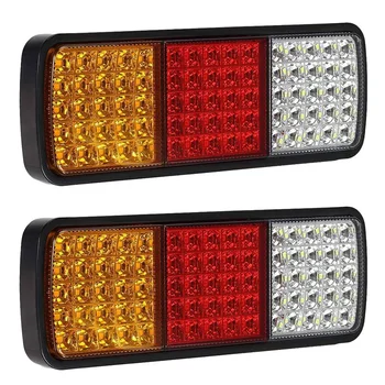 

75 LED Truck Tail Light Bar Waterproof 12V Turn Signal Brake Reverse Running Lights Taillight IP67(One Pair)