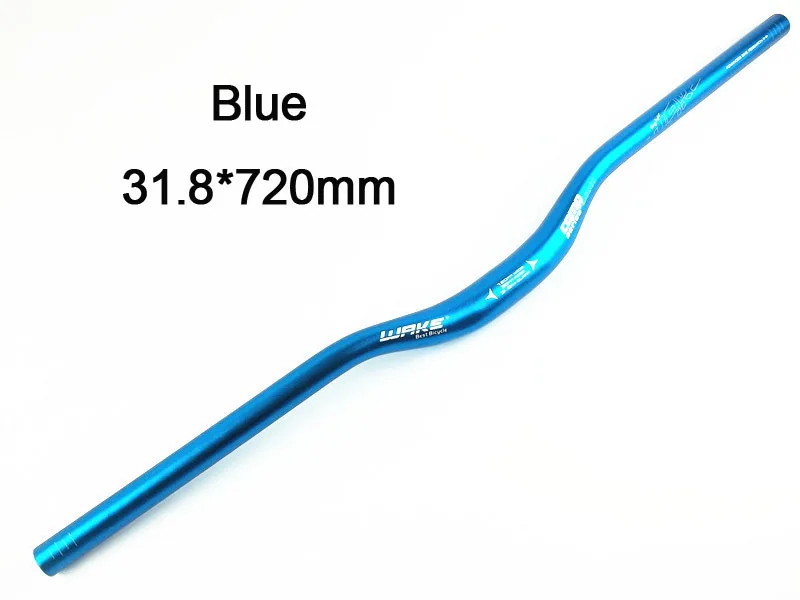 blue Алюминиевый сплав, руль для велосипеда, Сверхлегкий, для горного велосипеда, стояк, для шоссейного велоспорта, аксессуары, запчасти, разные цвета, 31,8 мм - Цвет: blue