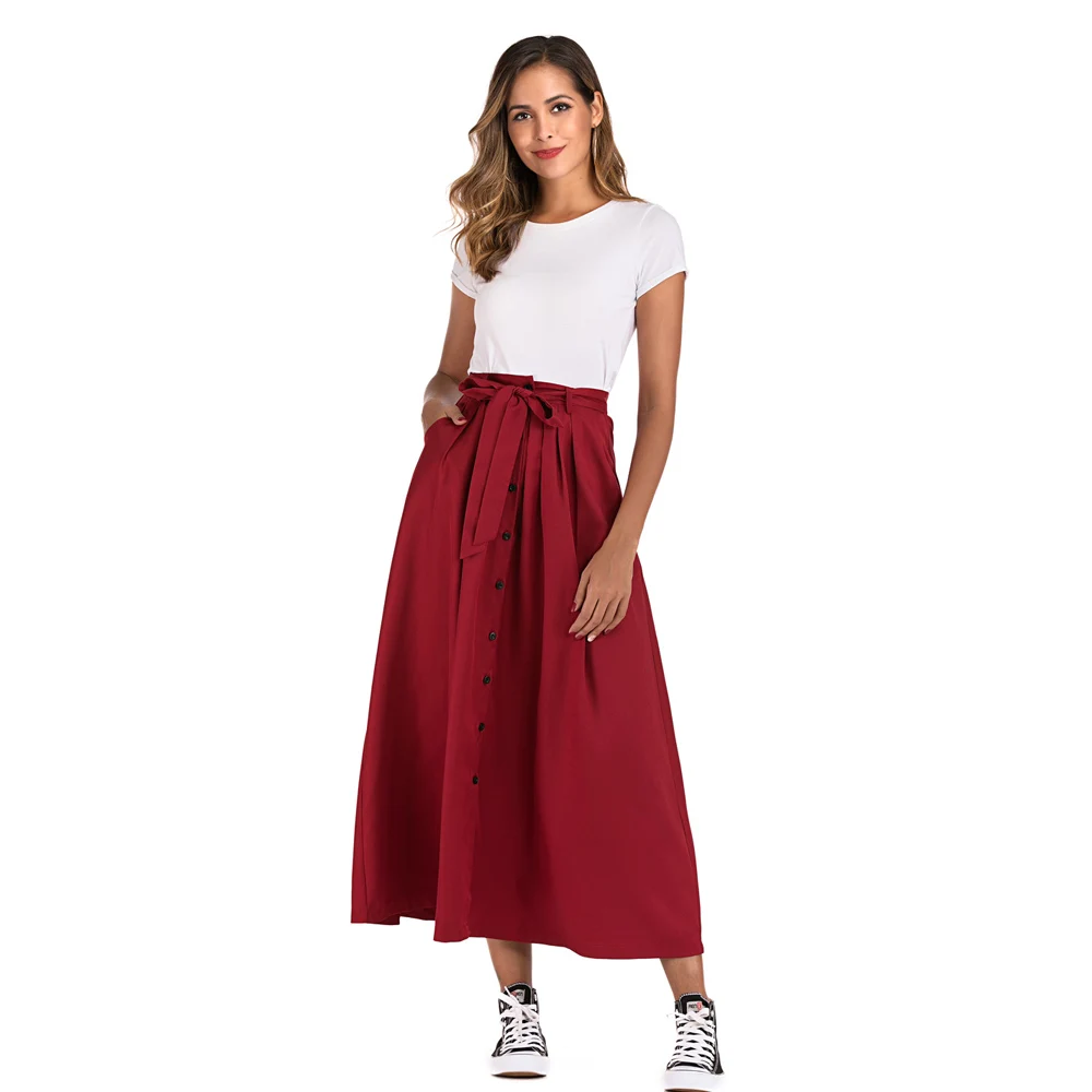 

Spot style models 2019 autumn sweet fresh sweet beauty dress collage A word skirt skirt