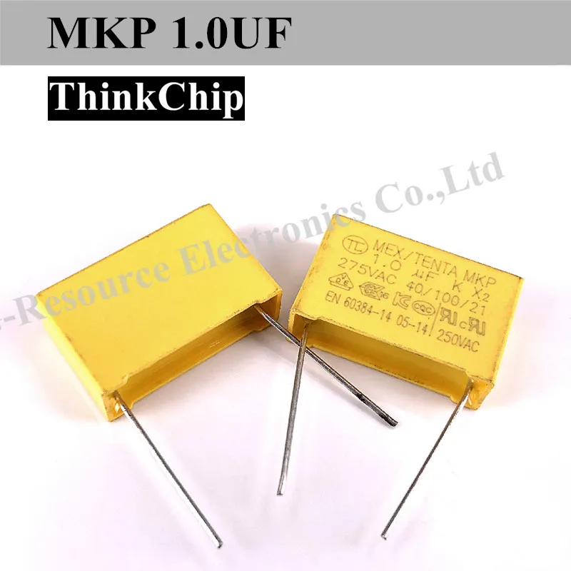 

(100pcs) MEX TENTA MKP 1.0uf K X2 275VAC 40/100/21 Yellow FILM CAP