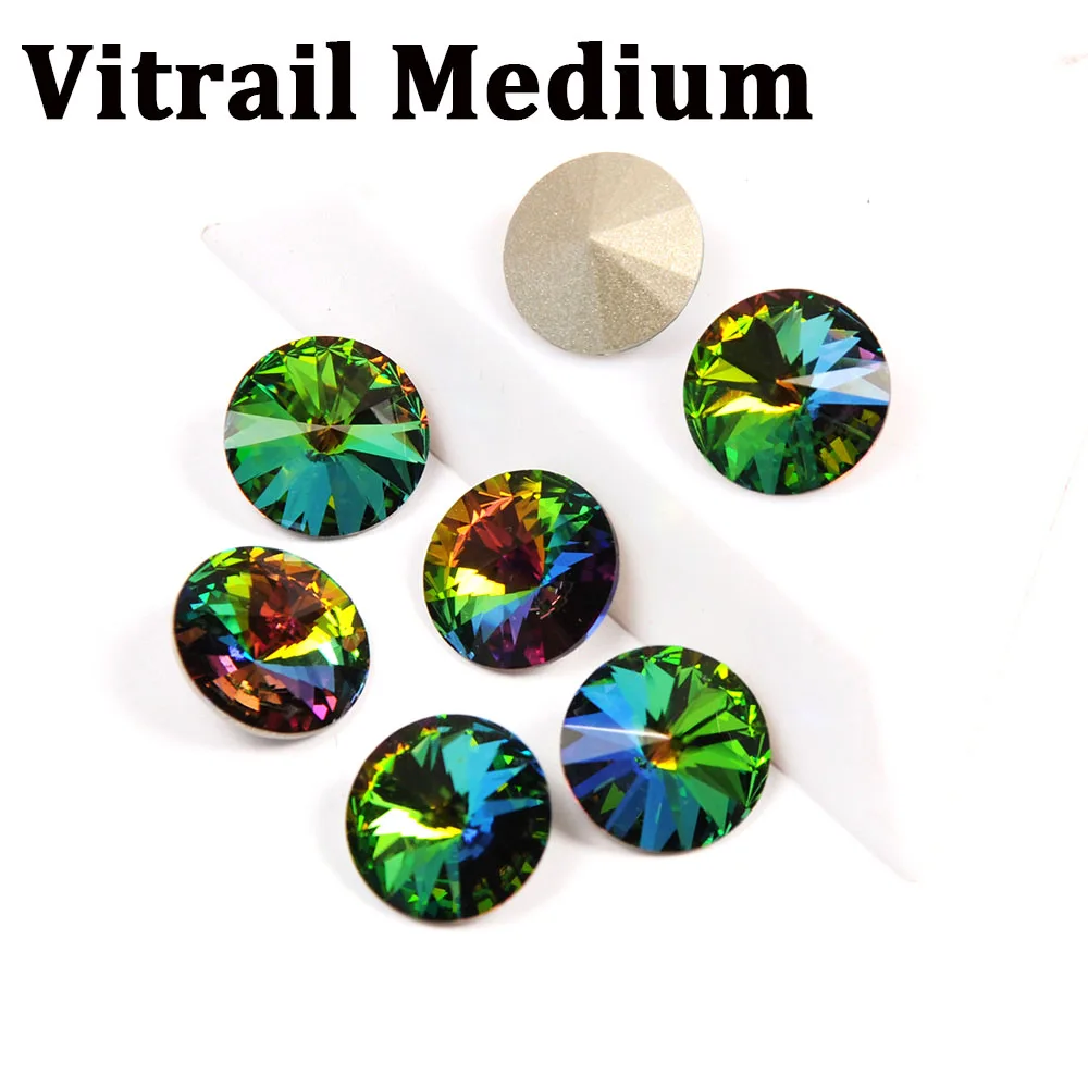 Vitrail Medium CTPA3bI 1122 шитье риволи камней смесь Цвет кристалл для нашивки с когтями DIY Цвет Фул платье камни Стекло Стразы для Костюмы - Color: Vitrail Medium