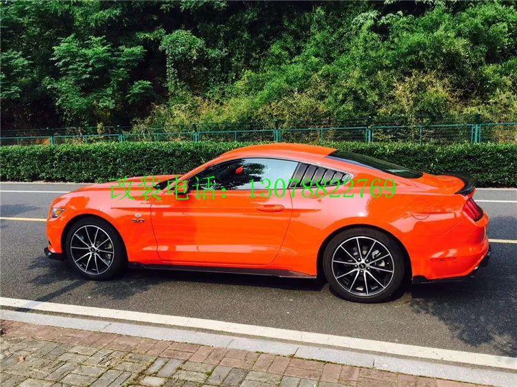 Подходит для FORD MUSTANG модифицированный Карбон волокно заднего крыла спойлер крыло