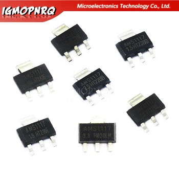 

50PCS AMS1117 AMS1117-3.3V AMS1117-ADJ AMS1117-1.8 AMS1117-1.2 AMS1117-2.5 AMS1117-3.3 AMS1117-5.0 AMS1117-1.5 SOT-223 New