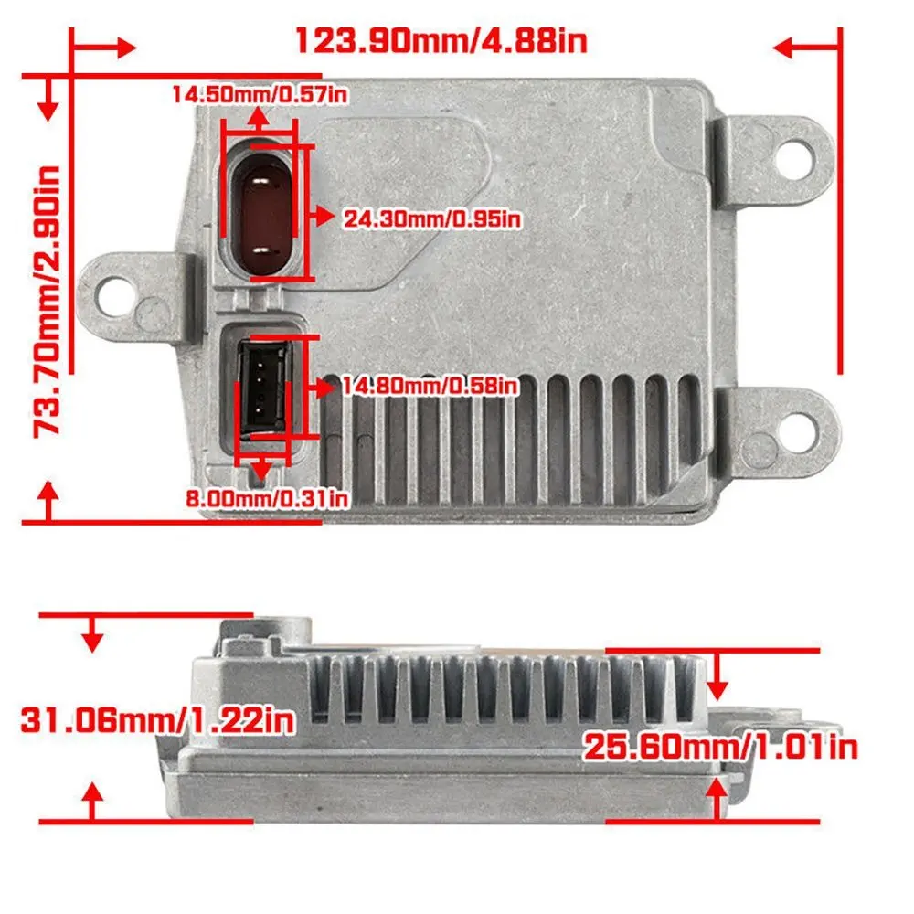 CBS ABTO 83110009044 Блок ксенона OEM спрятал блок управления фары модифицированного