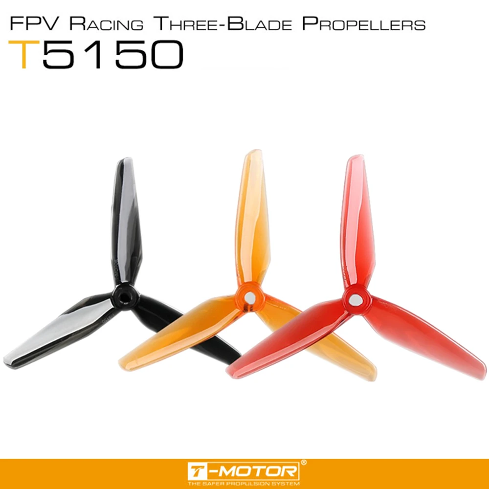 

5Pair/Bag TMOTOR T5150 FPV Three-Blade Propellers very responsive Durable Suitable for Racing