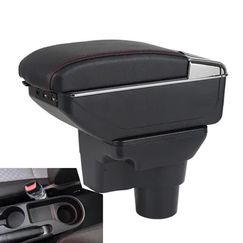 

For 2017 KIA Rio 4 Rio X-line armrest box central Store content box cup holder ashtray interior car-styling accessories