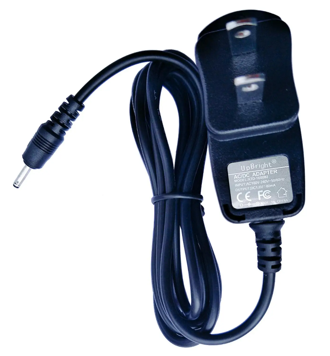 UpBright 1.6V 80mA AC/DC Adapter For Philips Norelco G370 CRP386 QC5015 QG3040 QG3080 QG3150 QG3020 QG3060 HQG164 HQG267 HQG265 D350 G250 Beard Hair