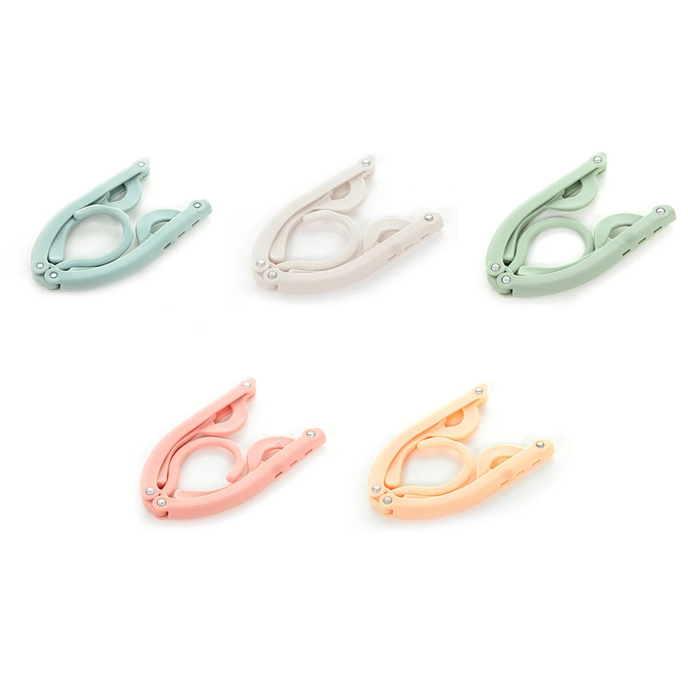 Portable Folding Clothes Hangers Space Saving Camping Travel Clothing Drying Rack Outdoor Business Mini Storage | Дом и сад
