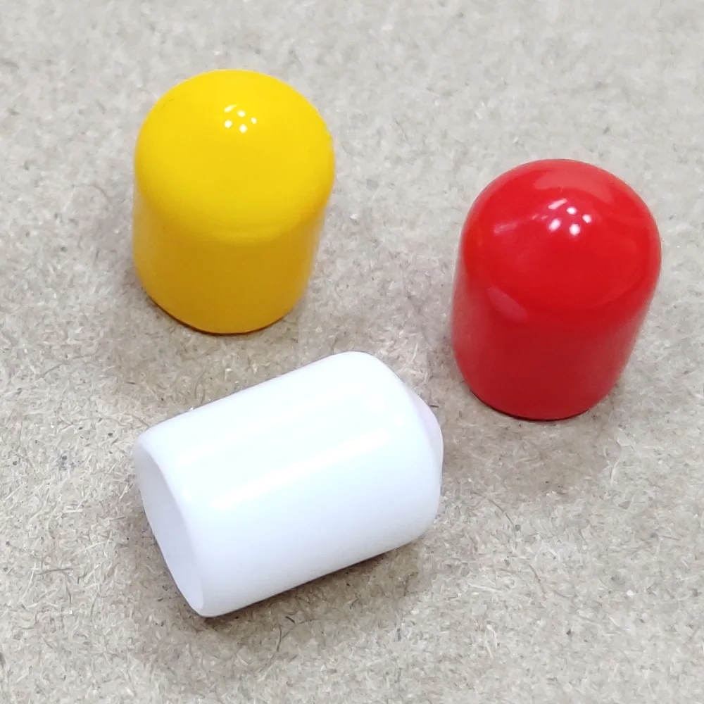 8mm Schutzhülle Gummi Abdeckungen Staub Kappe Für RCA Buchse Stecker Oder Metall Rohre 99 teile/los – Detail 7