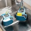 Kitchen Soap Sponge Drainer Rack Sink Storage Bakset Adjustable Faucet Holder Saddle Kitchen Bathroon Sink Organizer ► Photo 2/6