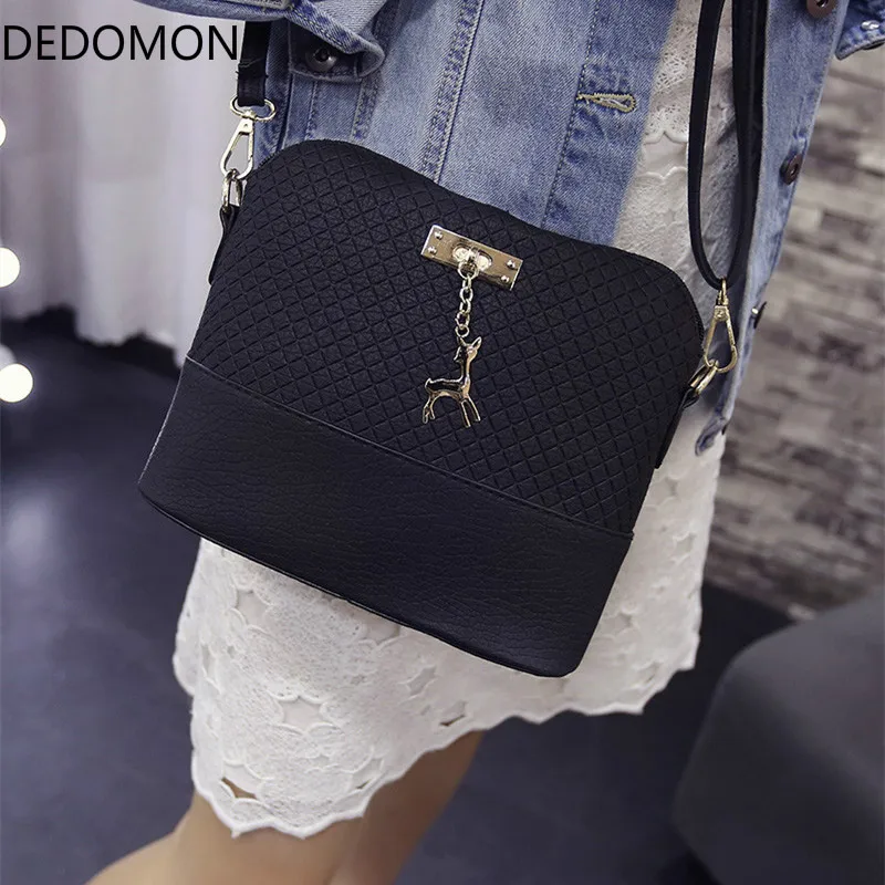  Shoulder Bags for Women 2019 Fashion Mini Bag with Deer Toy Shell Shape Small Messenger Crossbody B - 32800577340