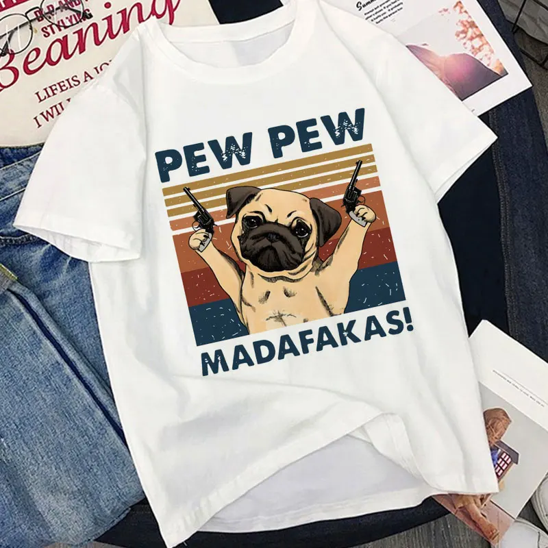 Черная кошка Pew Madafakas забавная Гангстер женская футболка с короткими рукавами