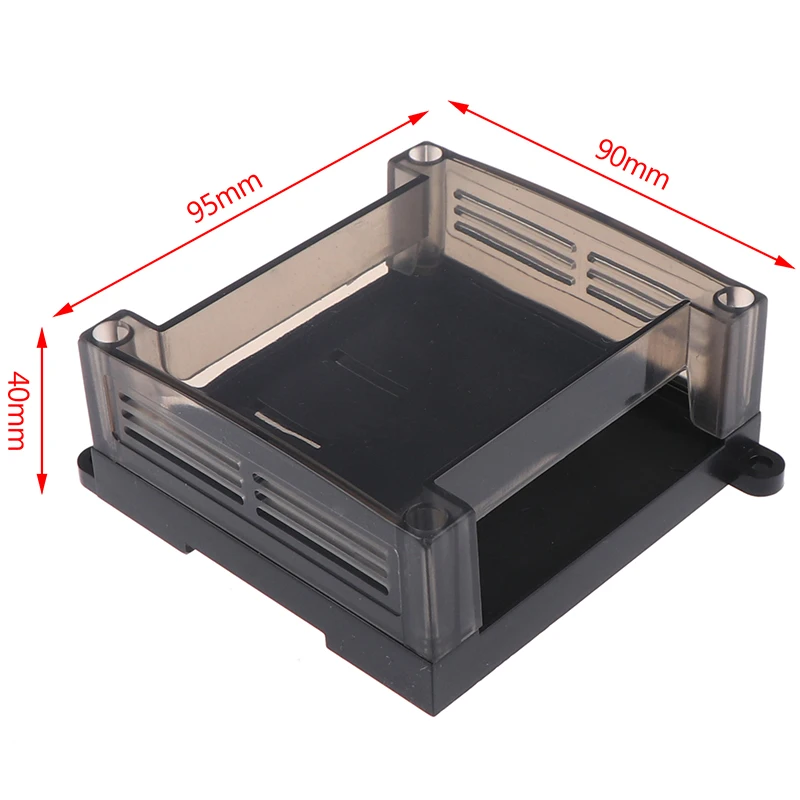 Transparent Plastic PLC Industrial Control Box Panel PLC Enclousure Case DIY PCB Shell