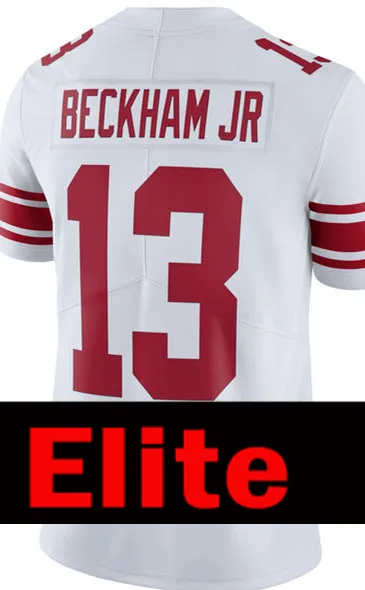 26 Saquon Barkley 13 Odell Beckham Jr 10 Eli Manning 21 Landon Collins Прошитые Логотипы - Цвет: Elite Jersey