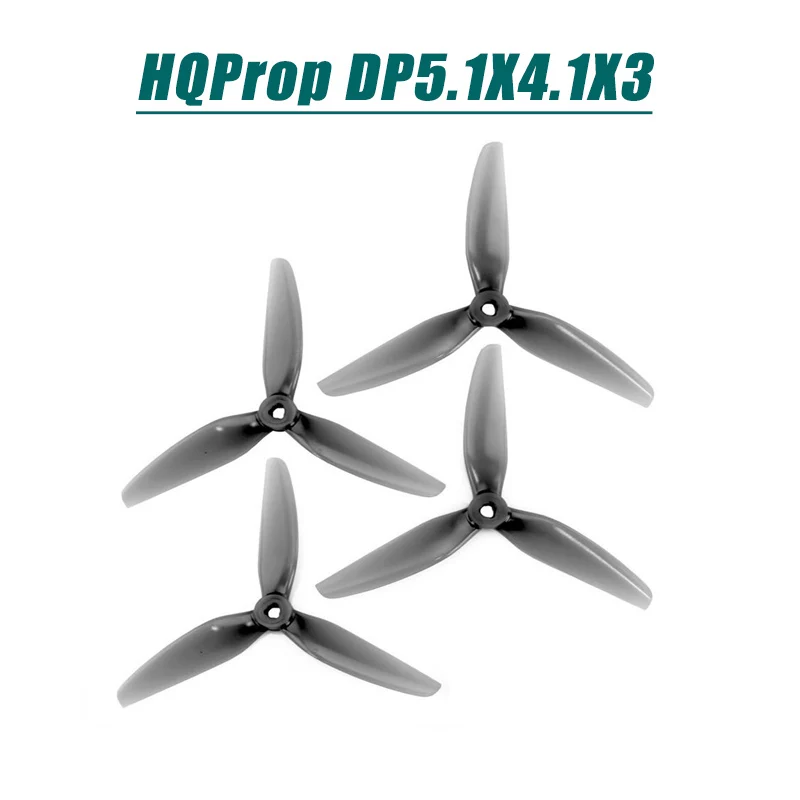 24 шт./, 12 пар носочков на RC пропеллер HQProp DP5X4.3X3V1S 5043/DP5.1X4.1X3/T3X3X3/T2.5X2.5X3 прочный 5,1/5,0/3,0/2,5 Inch с видом от первого лица пропеллер - Цвет: 5.1 inch Grey