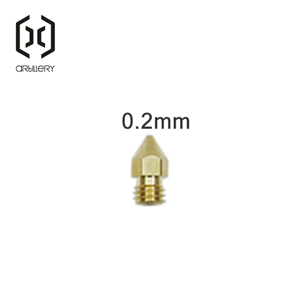 Artillery 3D Printer Hornet 0.2/0.3/0.4/0.5/0.6MM MK8 Nozzle Suitable For 1.75 Filament