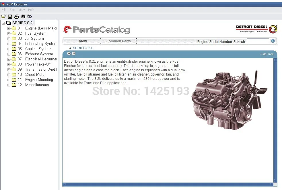 Детройт дизель части каталог для серии 8.2L 50 55 60 2000 4000|parts catalog|detroit dieseldetroit diesel parts |