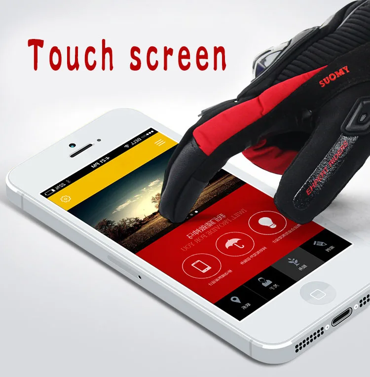 SUOMY moto rcycle перчатки водонепроницаемые ветрозащитные зимние теплые Guantes moto Luvas сенсорный экран moto siklet Eldiveni защитные