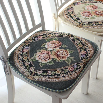 

Traditional Chinese Style Chair Cushions Home Office Cushion Comfortable Dinning Stool Cushion Trapezoidal Thick Warm Seat Pad