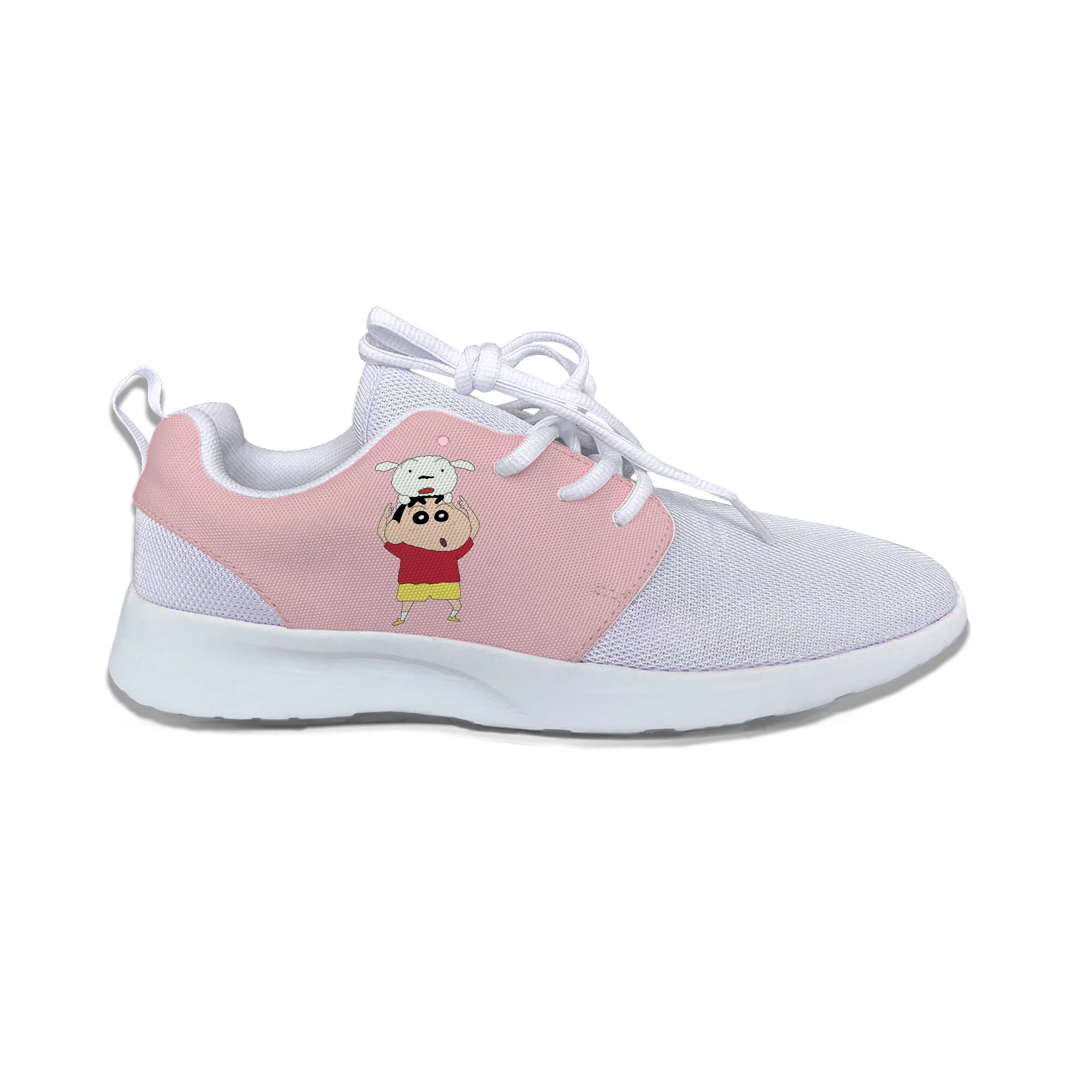 Забавный Мультфильм Crayon Shin Chan Cute3D принт дети мальчики девочки кроссовки детские дышащие легкие сетчатые спортивные кроссовки - Цвет: Crayon Shin Chan