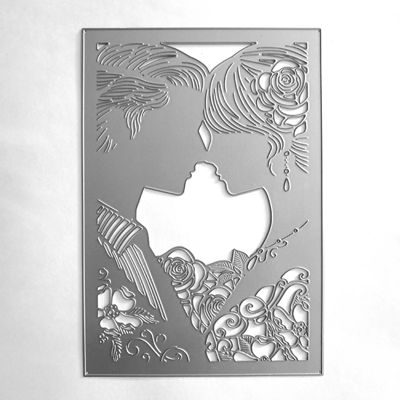  Wedding invitation Metal Cutting Dies Scrapbooking New 2019 Couple Die Cuts for Handmaking Cards Ma - 4.00009E+12