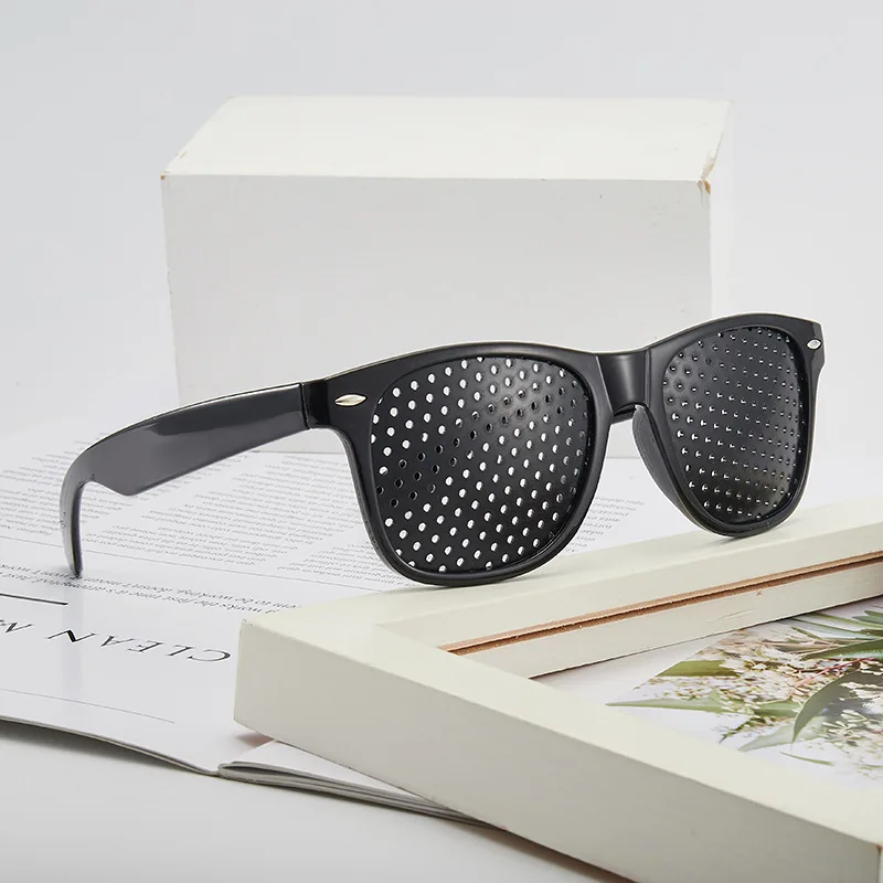 Pin Hole Glasses Anti-myopia Astigmatism Vision Correction Fatigue Eyesight Improvement Natural For Men Women