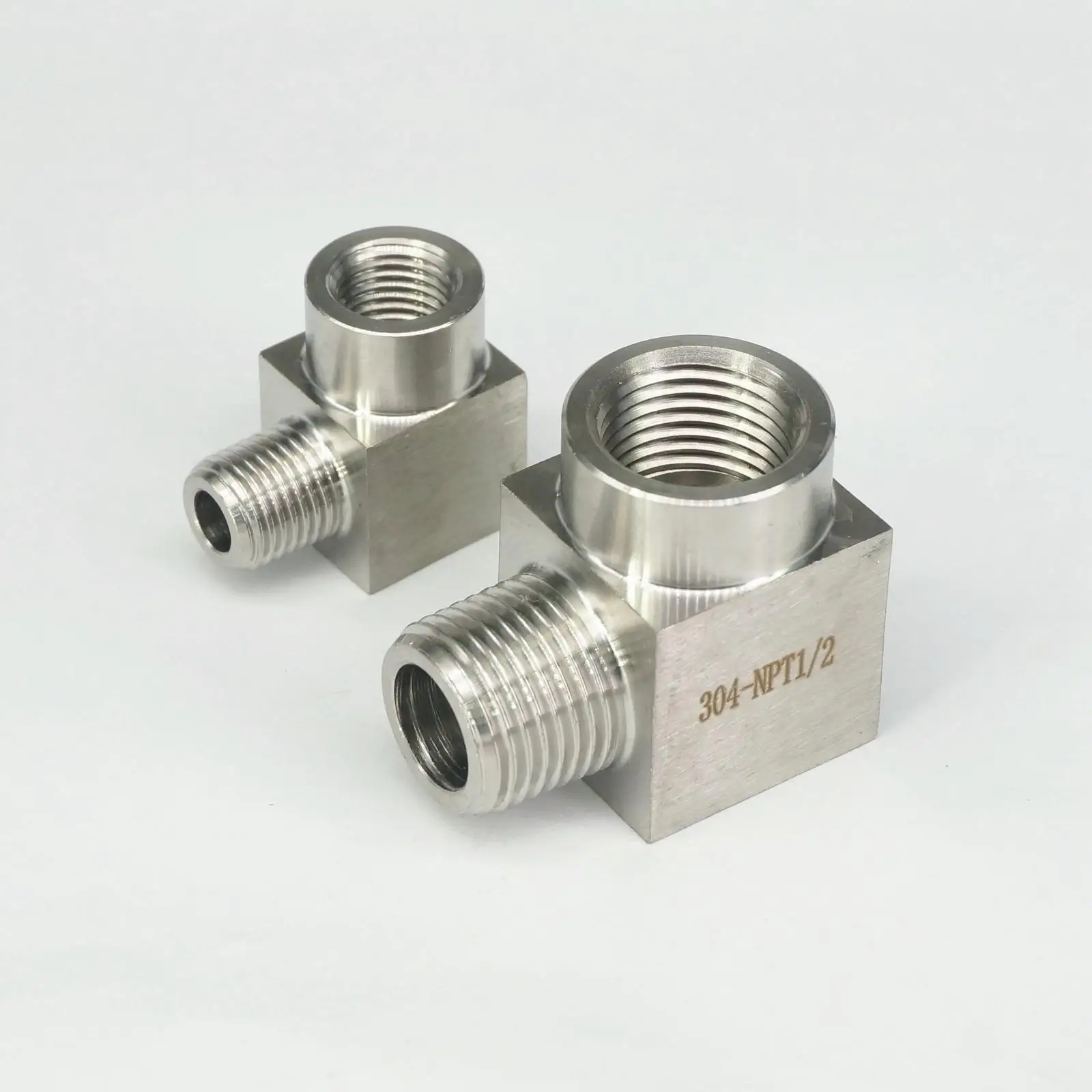 1/8" 1/4" 3/8" 1/2" NPT Female To Male Elbow Fitting 304 Stainless Steel Water Gas Oil 2800psi hose pipe fitting pipe fitting water pipe fitting