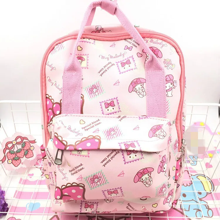 My Melody Cinnamoroll пудинг собака мультфильм Sumikko рюкзак для женщин модная школьная