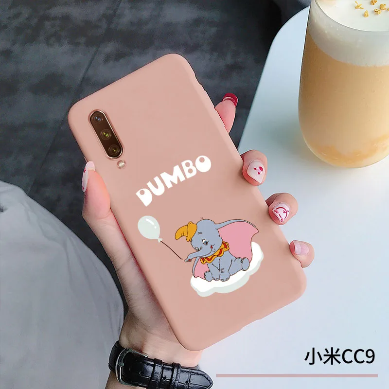 Милый чехол для телефона Xiaomi Mi 9 8 Pro SE Lite 6 Plus A1 A2 A3 Mix 2S Max слон Дамбо силиконовый чехол Мягкий ТПУ защитный CC9 - Цвет: P4