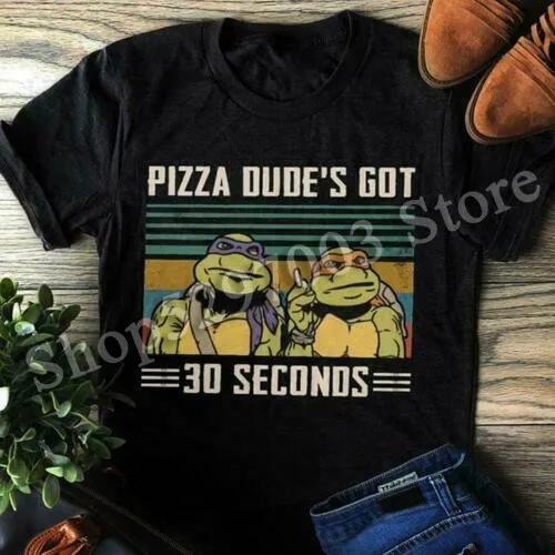 Pizza Dude'S Got 30 Seconds футболка свободного размера Топ Ajax забавная | Мужская одежда