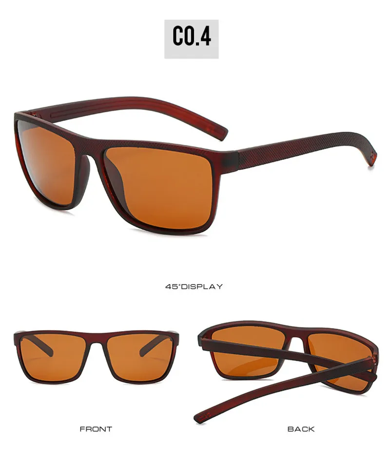 OLOEY Солнцезащитные очки Мужские брендовые поляризованные солнцезащитные очки Oculos de sol мужские модные квадратные очки для вождения дорожные очки