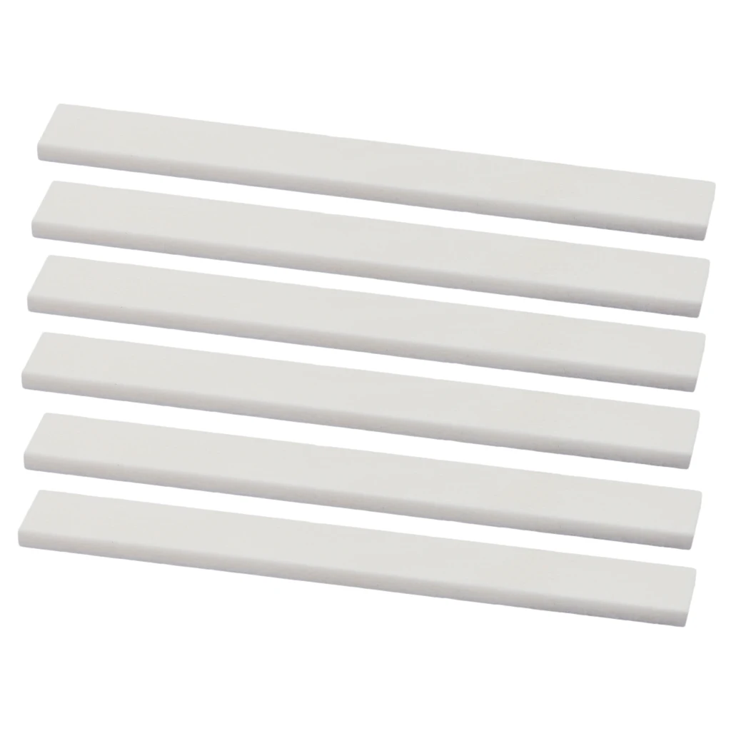 6 PCS Luthier Bone Saddle Blanks For Handmade Guitar DIY Guitar Maker 6 PCS Luthier Bone Saddle Blanks For Handmade Guitar DIY Guitar Maker
