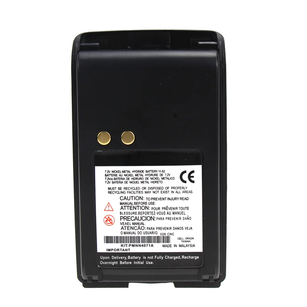 10X Two Way Radio Battery with Belt Clip for Motorola PMNN4071 PMNN4071A Mag One BPR40 A8 3