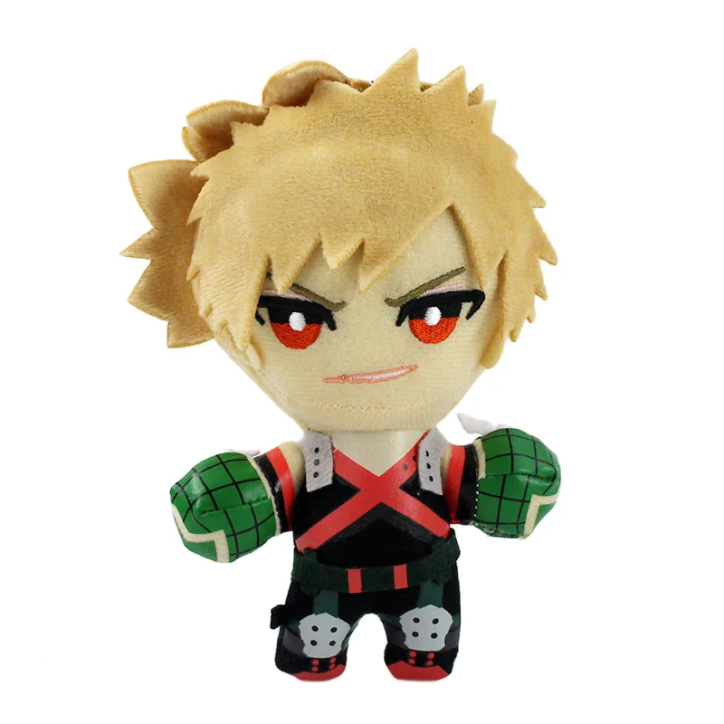 3 шт./компл. 17 см с героями из мультфильма «Мой герой Академии Izuku Midoriya Katsuki Bakugou Shouto Todoroki Плюшевые игрушки-подвески мягкие куклы