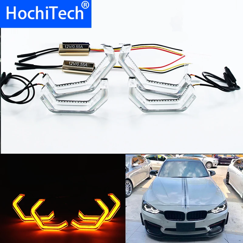 Светодиодный комплект для глаз Switchback Concept M4 Iconic Style с кристаллами и ангельскими