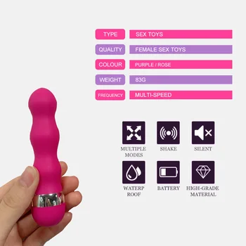 Multi-Speed Vibrator AV Stick G-Spot Vibration Dildo Vagina Clit Massager Masturbator Anal Plug Adult Erotic Sex Toys For Women 5