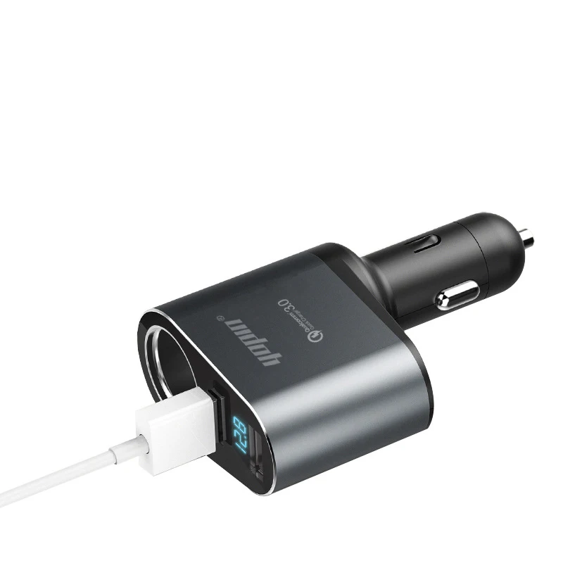 

Superior Products shi xin-Aluminium Alloy Qc3. 0 Fast Charge Auto Cigarette Lighter Car Charger Smart Dual USB Car Charger