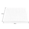 16 Inch  Black Square Shower Head Rainfall Shower Accessories Stainless Steel Top Bathroom Ultrathin Shower Head Ceiling Install 6