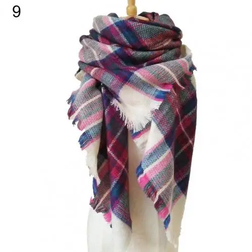 Multi-color  Stylish Multi-function Long Warm Shawl Comfortable Scarf Wrap Washable   for Gift mens infinity scarf Scarves