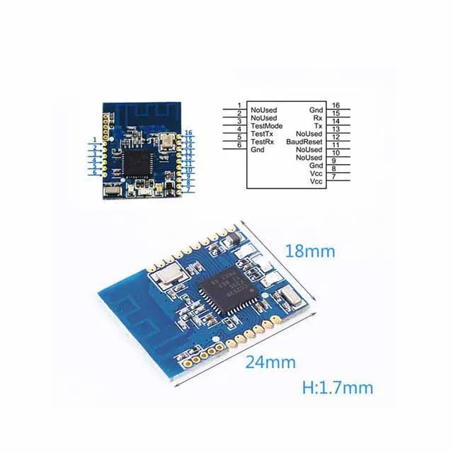 

A23-- 2.4G CC2530 Wireless Transceiver Module 70M UART Converter ZigBee Mesh Data transmission Module