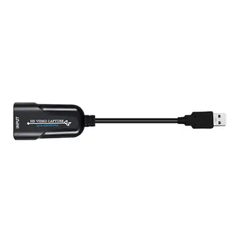 

Video Grabber Record Box HDMI to USB Video Capture Card for PS4 Game DVD Camcorder Camera Recording Live Streaming