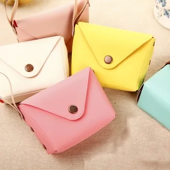

2020 New Cute Candy-colored Small Coin Purse Large Capacity Coin Bag Key Case Student Creative Macaron Clutch