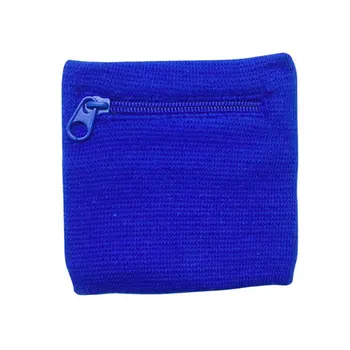 

Cotton Sports Zipper Wristband Elastic Wristband Purse Adult Children'S Sports Sweat-Absorbent Sweat-Absorbent Purse Wristband