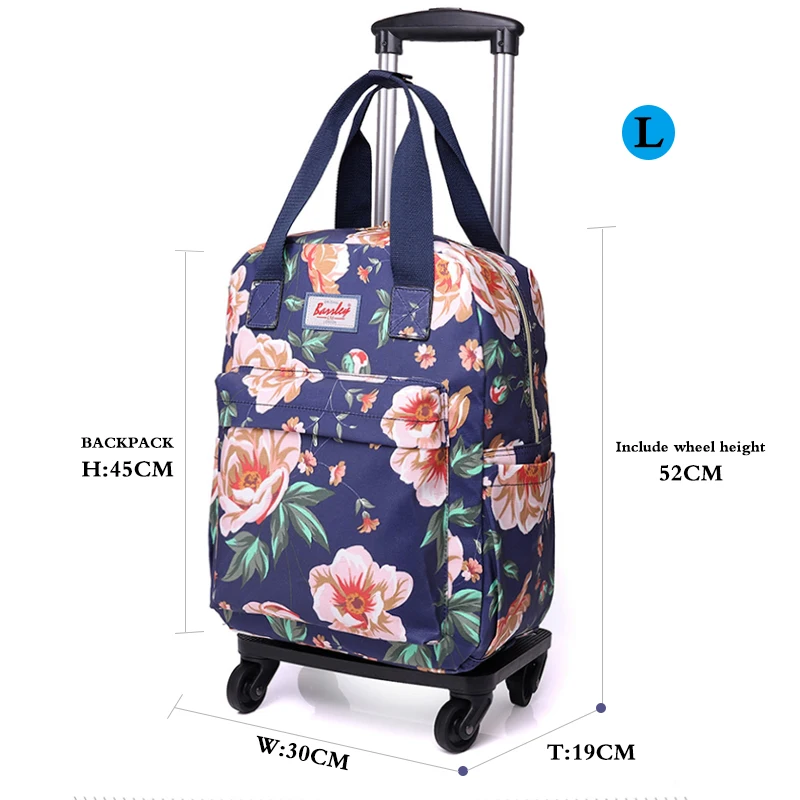 Women's Luxury Designer Rolling Luggage