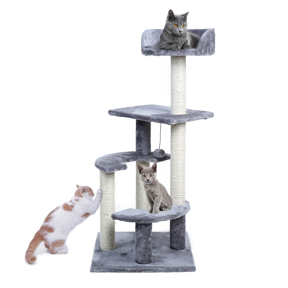 

Domestic Delivery Cat Scratching Posts Cat At Home Wood Climbing Jumping Toy Cat Tree For Kitten and Large Cat Toy
