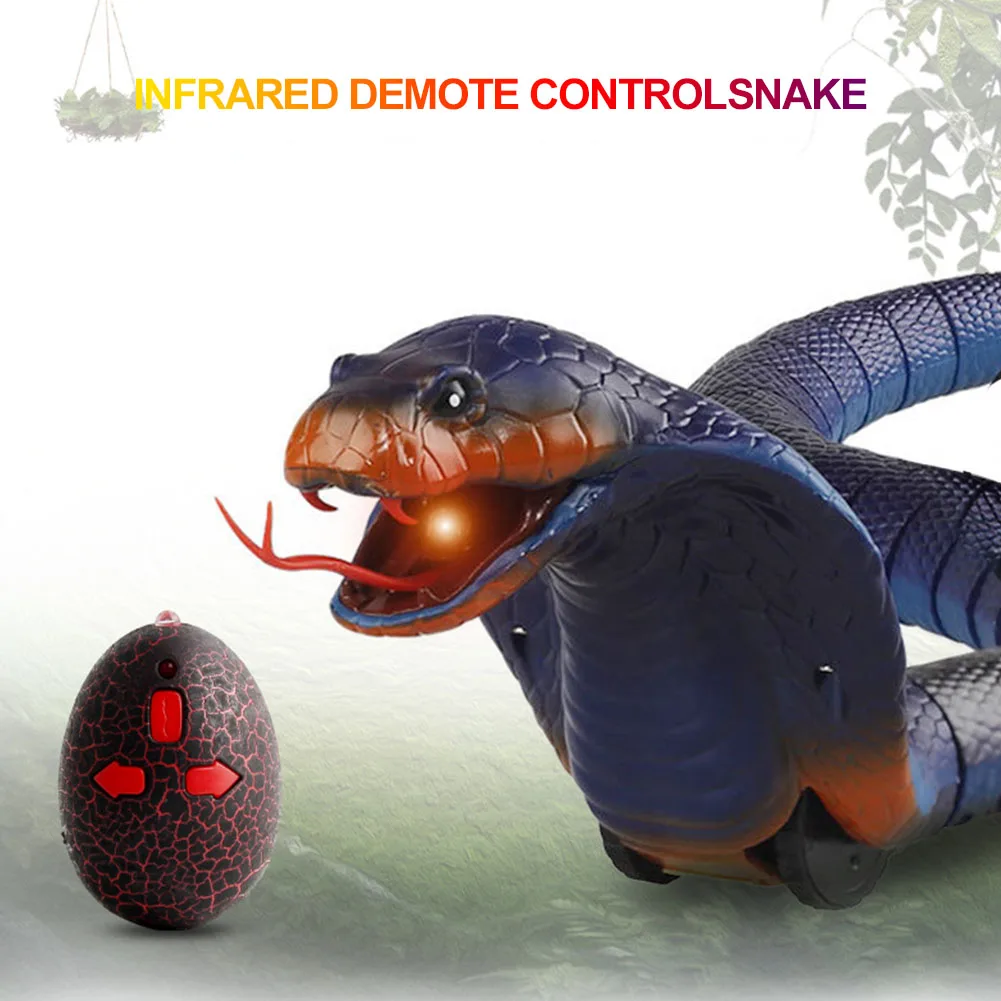 

Remote Control Funny Gadgets For Kids Toy Plastic Practical Halloween Infrared Novelty Animal Wireless Simulation Snake